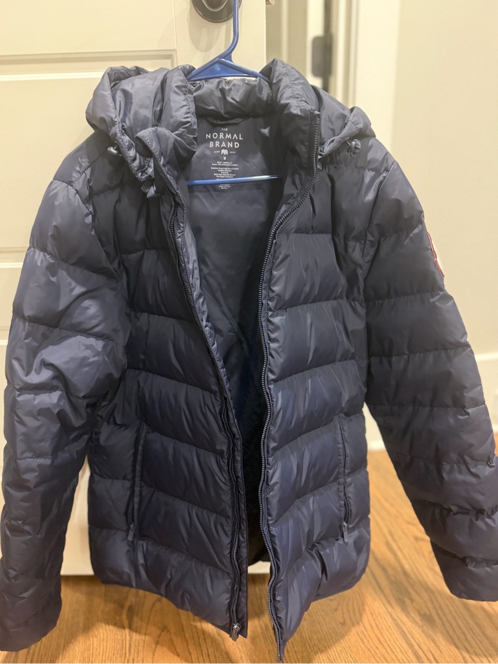 The Normal Brand Men's Puffer Jacket with Hood